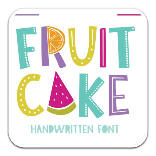 可爱手写字体Fruit Cake Font