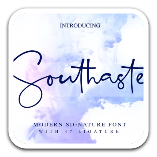 签名otf字体 Southaste