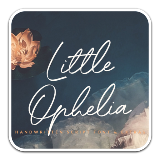 Little Ophelia Handwritten风格Mac字体包