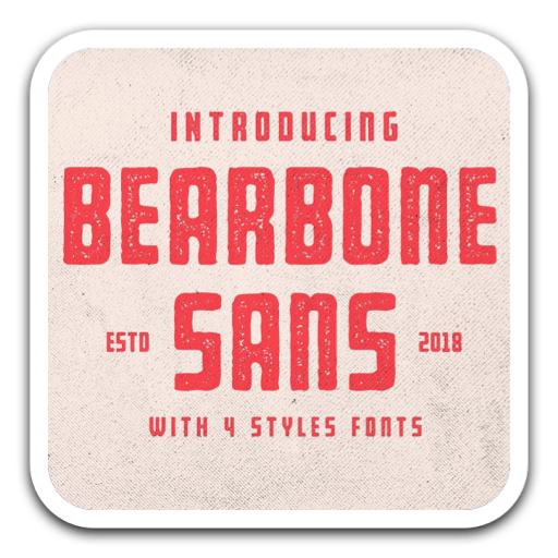 8种简单无衬线字体 Bearbone Sans