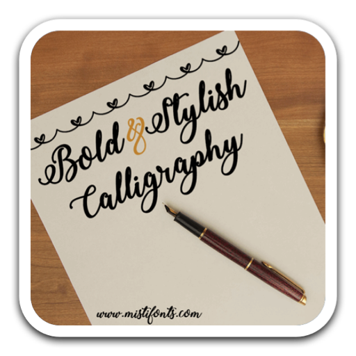 时尚书法ttf字体 bold stylish calligraphy font