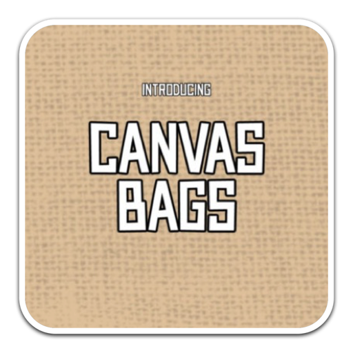 卡通字体Canvas Bags Font