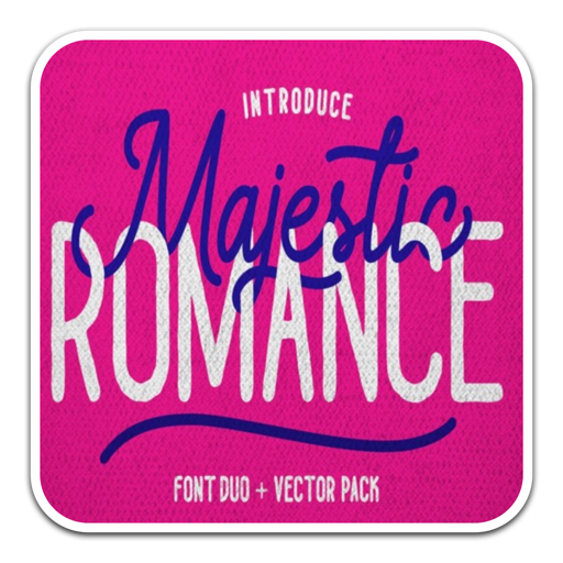 Majestic Romance华丽的脚本设计字体