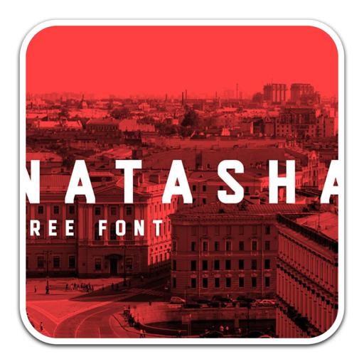 简约的无衬线字体Natasha Font