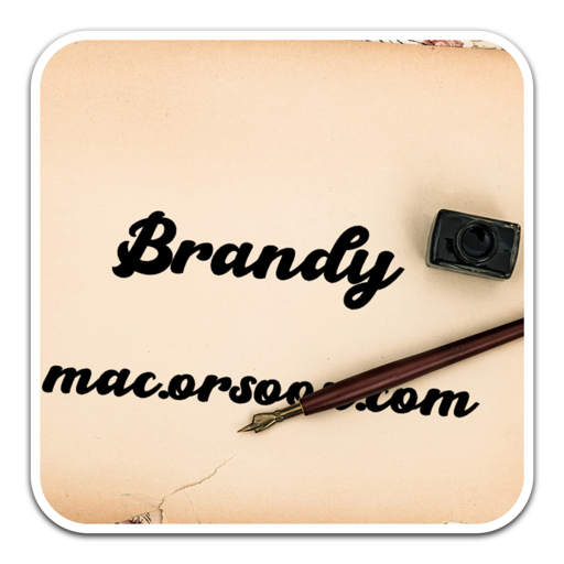 复古手工字体Brandy