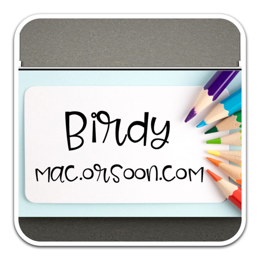 Birdy手写创意古怪字体 for mac