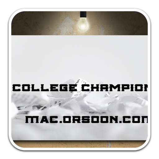 创意衬线英文字体College Champions