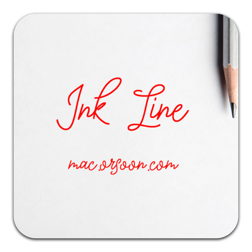 Ink Line现代手写签名脚本字体 for mac