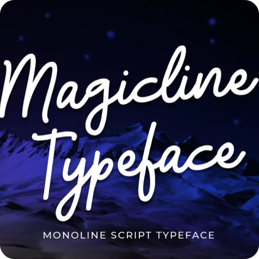 Monoline手写脚本字体