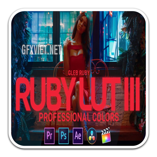 fcpx插件RUBY LUT III for Mac(lut预设)