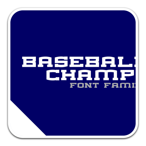 现代衬线字体Baseball Champs