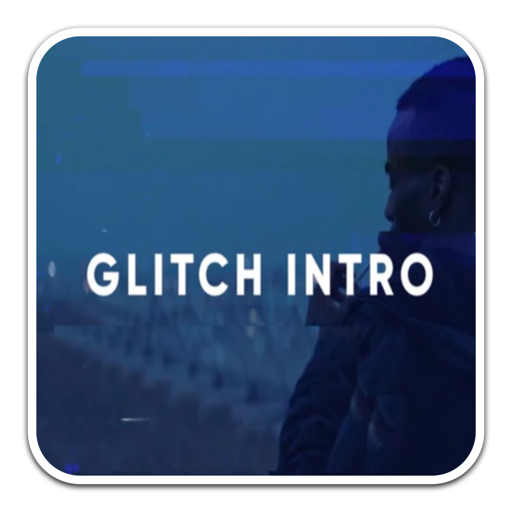 快速动态动画过渡效果AE模板Glitch Intro