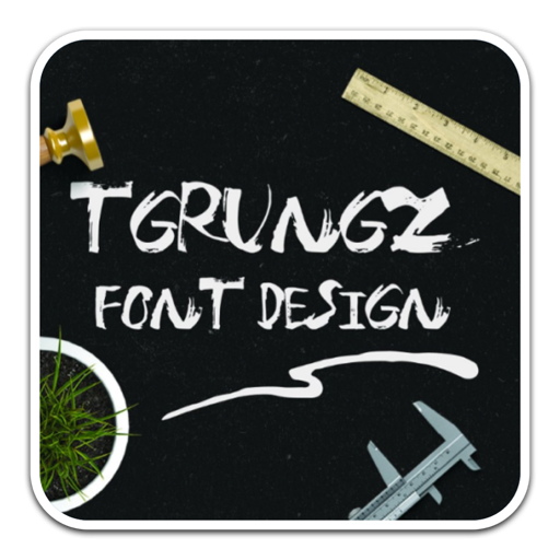 时尚独特字体Tgrungz Font 