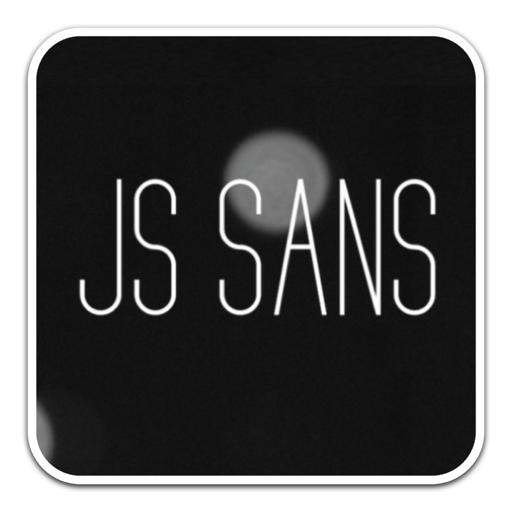 现代轻薄极简无衬线字体JS SANS