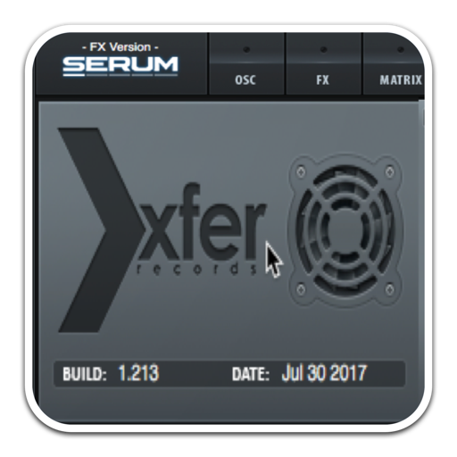 Xfer SerumFX for Mac(波纹血清合成器)