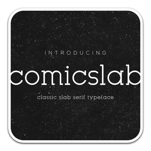 几何衬线字体ComicSlab