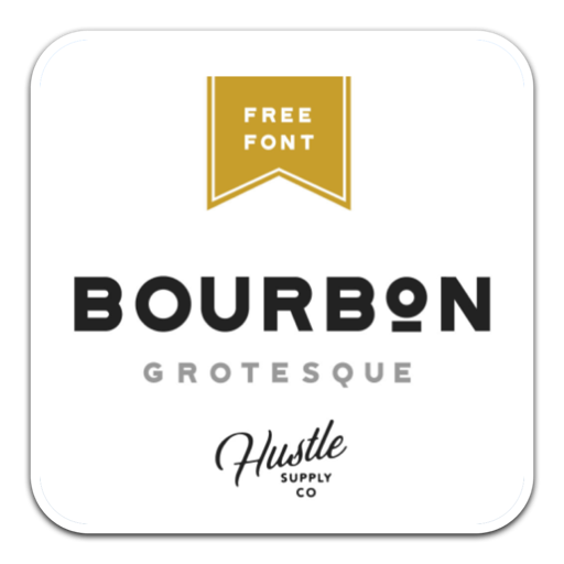 独特创意字体Bourbon Grotesque