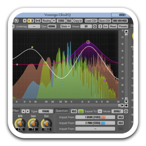 Voxengo GlissEQ for Mac(动态均衡器插件)