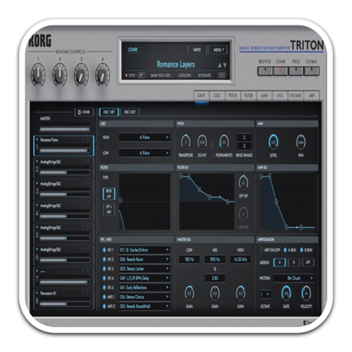 KORG Triton for Mac(虚拟合成器)