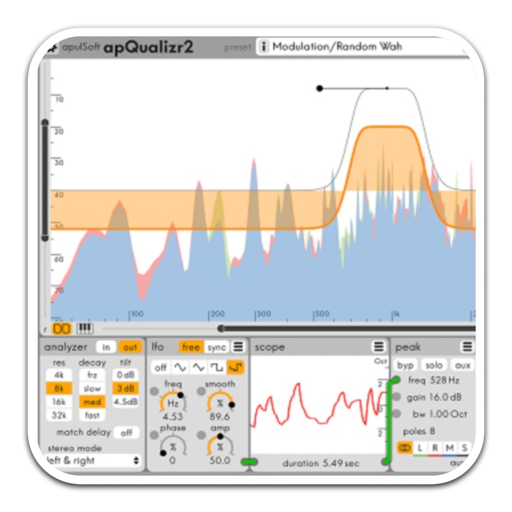 apulSoft apQualizr2 for Mac(多频均衡器插件)