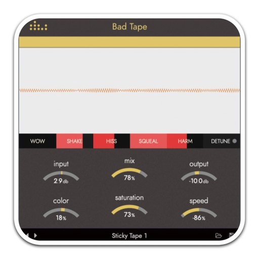 Denise Audio Bad Tape for Mac(磁带效果插件)