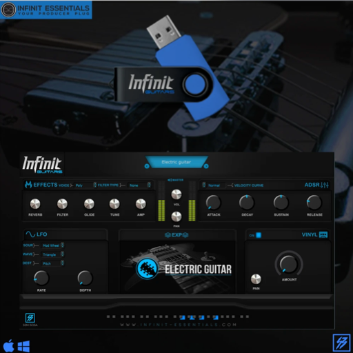 Infinit Essentials Infinit Guitars Mac(虚拟吉他乐器)