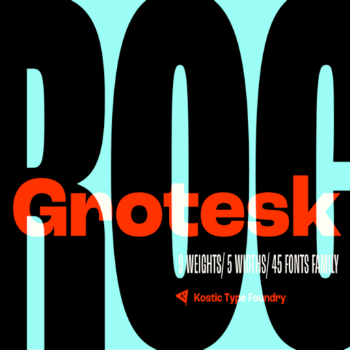 Roc Grotesk无衬线英文字体