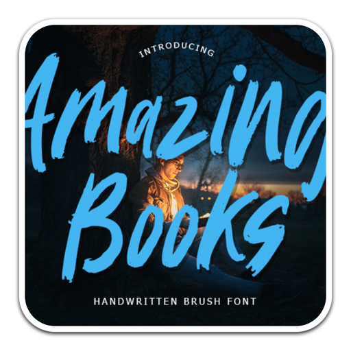 Amazing Books休闲手写字体 for mac