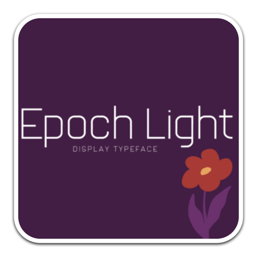 Epoch Light现代简约字体 for mac