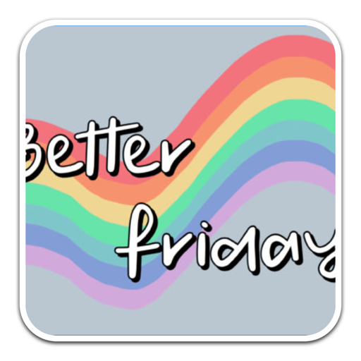 时尚英文设计字体Better Friday