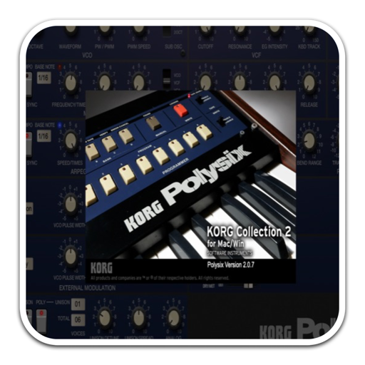 KORG Polysix for mac(四VCO单声道/多声道合成器)