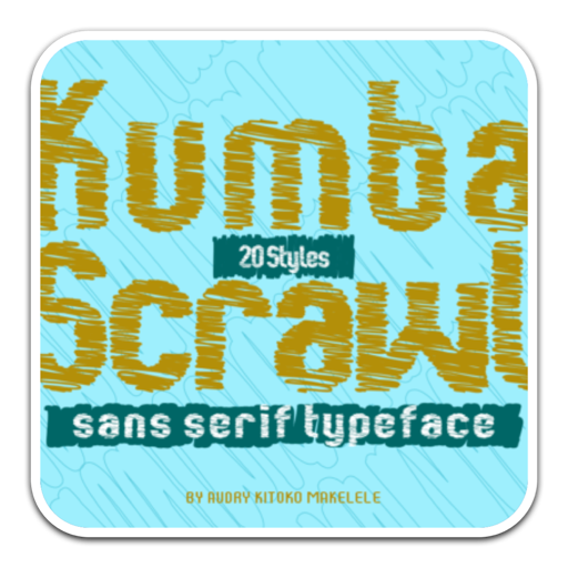 Kumba Scrawl正宗无衬线字体