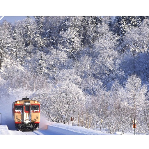 冬天旅行旅游日记相册PPT模板