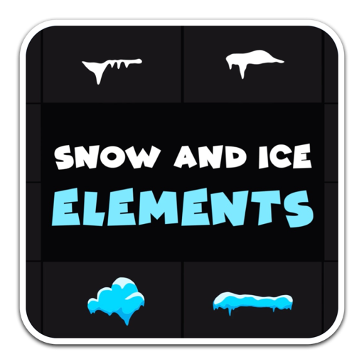 冰雪元素动画AE模板