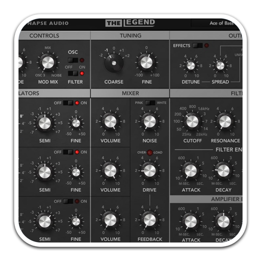 Synapse Audio The Legend for Mac(传奇复古合成器)