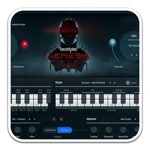 UJAM Beatmaker NEMESIS for Mac(反乌托邦鼓机插件)