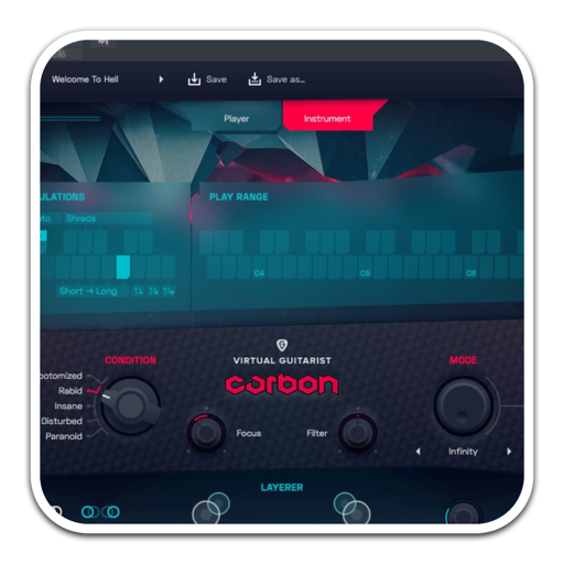 UJAM VIrtual Guitarist CARBON Mac(虚拟电吉他插件)