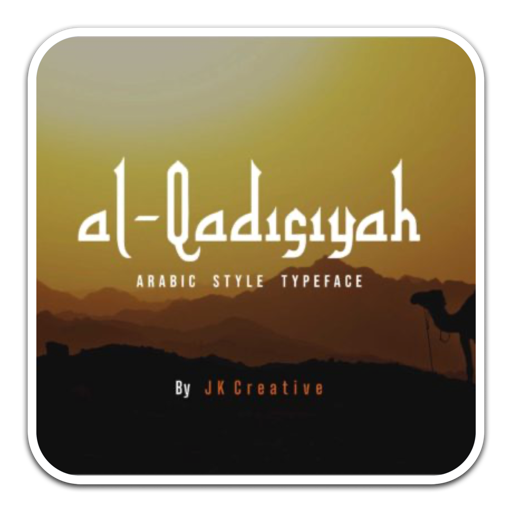 Al-Qadisiyah创意字体 for mac