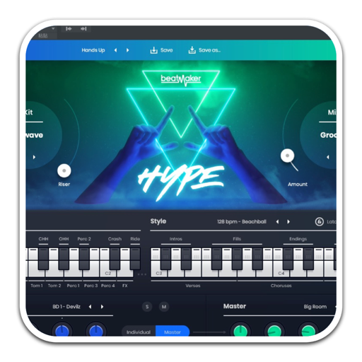 UJAM Beatmaker HYPE for Mac(综合虚拟乐器插件)