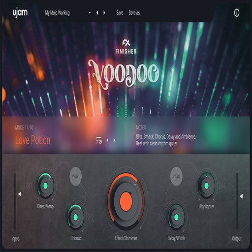 UJAM Finisher VOODOO Mac(创意吉他效果器插件)