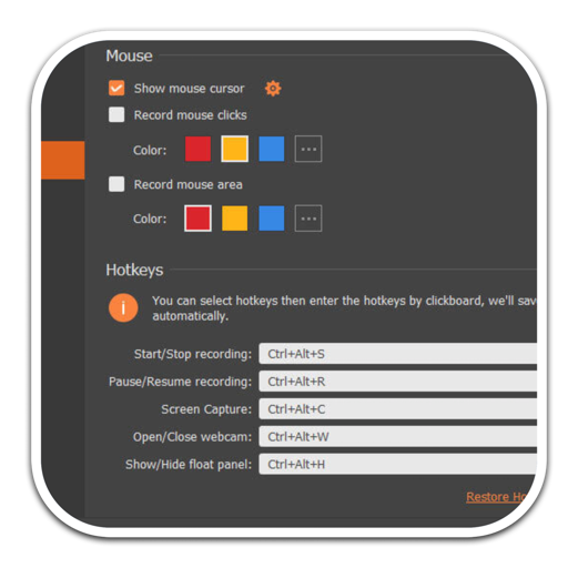 Aiseesoft Mac Screen Recorder调整录制首选项使用教程