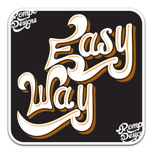 Easy Way老式印刷复古字体