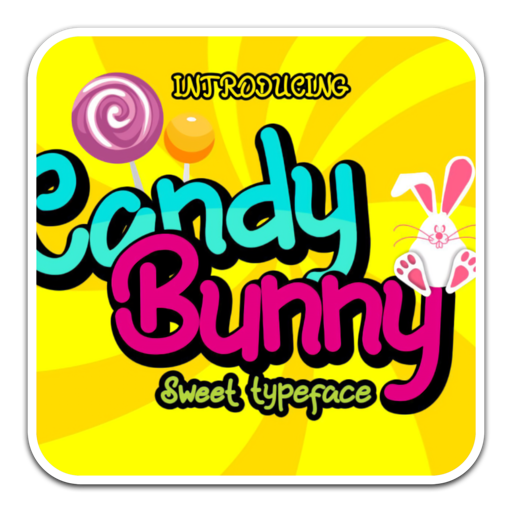 可爱粗体字体Candy Bunny