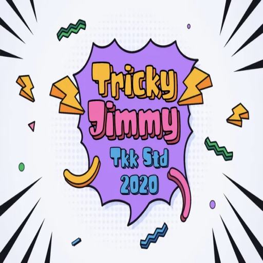 创意卡通英文字体Tricky Jimmy