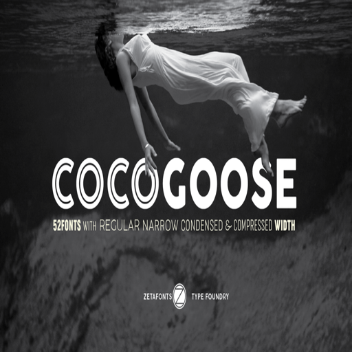 几何无衬线英文字体Cocogoose Pro Font 