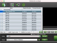 VidMobie Blu-ray Ripper for mac如何在Mac上将Blu-ray/DVD转换为不同的视频/音频格式和配置文件？