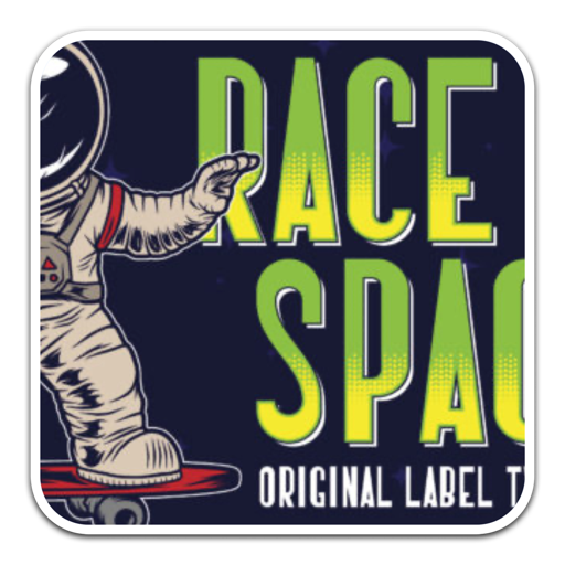 Race to Space粗体创意设计字体 for mac