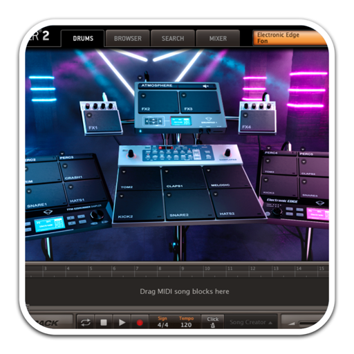 TOONTRACK Electronic Edge EZX(Toontrack打击乐扩展包)