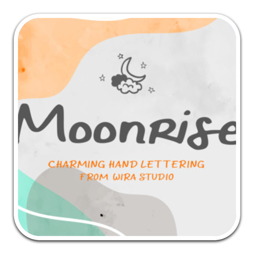 Moonrise迷人可爱的手写字体