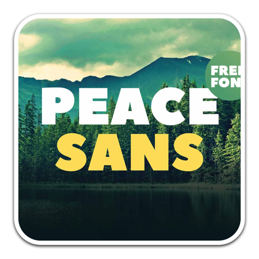 Peace Sans简单无衬线字体